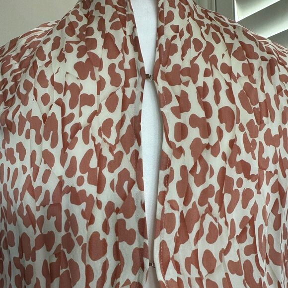 REISS Teya Animal Print Mini Dres - Picture 9 of 12